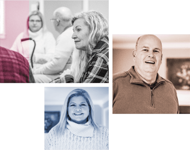 Images of people affected by Pseudobulbar Affect (PBA)