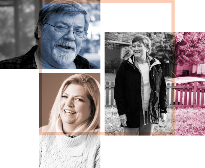 Images of people affected by Pseudobulbar Affect (PBA)