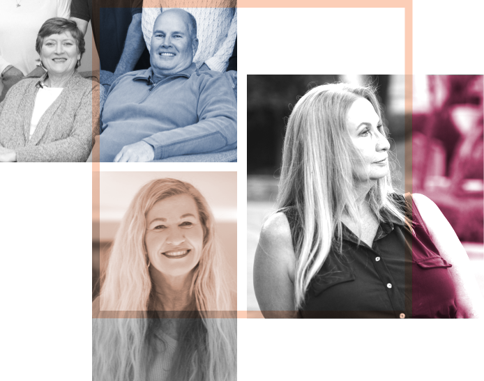 Images of people affected by Pseudobulbar Affect (PBA)