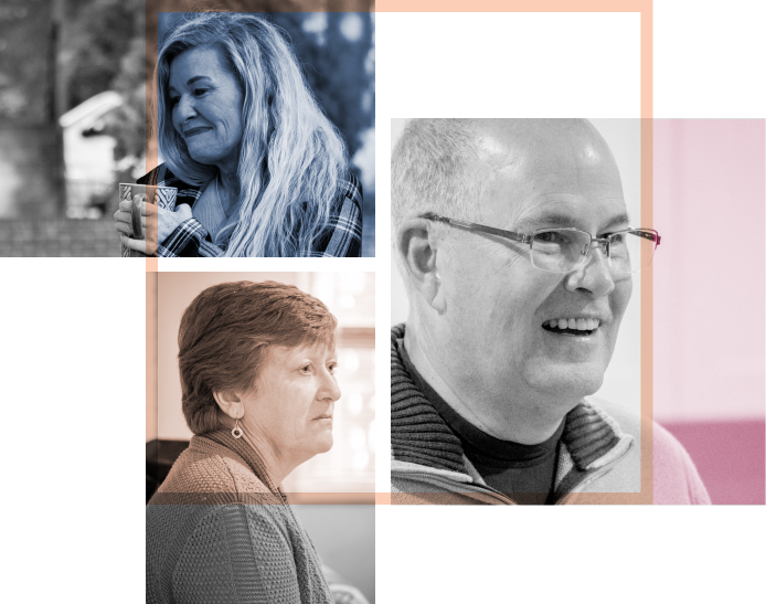 Images of people affected by Pseudobulbar Affect (PBA)