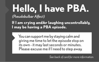 I Have PBA pocket card